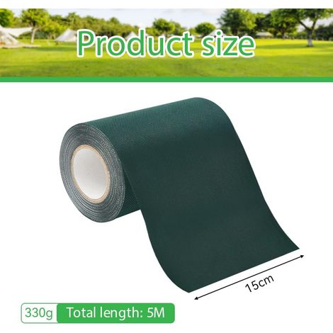 Nastro adesivo per erba artificiale 15 cm x 5 m per prato sintetico, campo da calcio, giardino, palazzetto dello sport - ALTRO (1/4)