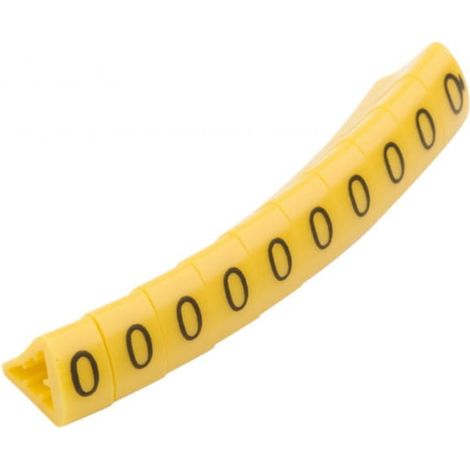 Marcador de cables OZ-2/O amarillo E04ZP-01020402700 /100 unidades/