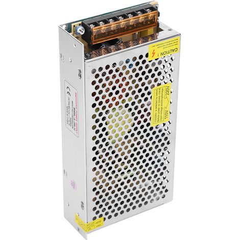 Adaptateur secteur à découpage DC12V en alliage d'aluminium pour barre lumineuse LED, imprimante 3D (S-200-12 (12 V 16,7 A 200 W) AC110/220 V ±15 %) (1/5)