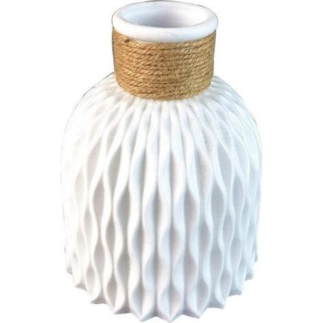 Vaseorigami Vase décoratif pour Les Mariages, Festivals et fêtes, Blanc, 15.5115cm (1/4)