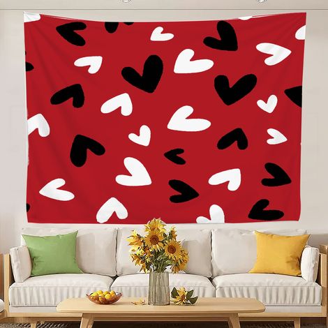 Tapisserie murale amusante et tendance pour chambre à coucher ou dortoir 200x150cm (1/5)
