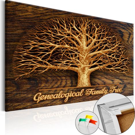 Quadri di sughero - Family Tree [Corkboard] - 90x60 (1/4)