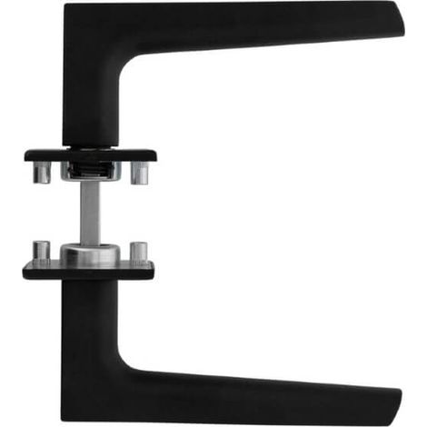 Poignée de porte design Sliced No.1 Acier inoxydable et noir - 0035.072302V