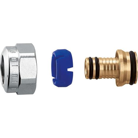 Raccordo per tubi multistrato DARCAL Caleffi 6790-6791 Cromo - 23 p.1,5 - Ø 14x2