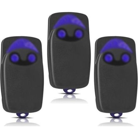 3 Pièces Remplacement pour télécommande NICE, télécommande portail 433,92MHz 2 canaux, compatible avec Flo1r-s, Flo2r-s, Flo4r-s (1/4)