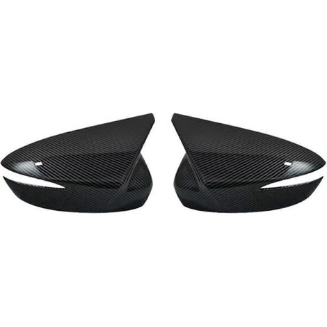 Coque de rétroviseur latéral en fibre de carbone pour voiture-- (1/5)