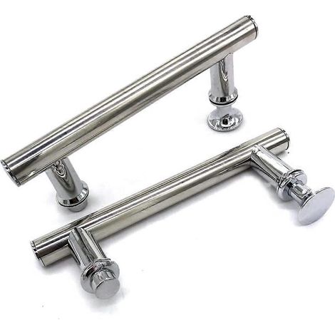 Poignée de porte de douche en ABS chromé de 145 mm (14,5 cm), entraxe de 2 pièces (1/4)