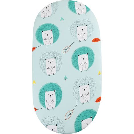 Spannbettlaken aus Baumwoll-Polyester-Mischgewebe mit Cartoon-Motiv für Babybetten, Matratzenbezug in kleiner Größe (82 x 41 x 8 cm). Geeignet für Babybetten, Stubenwagen und Wiegen (ZLD). (1/5)