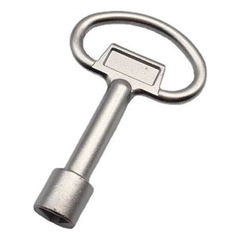 LAOYE Cle Triangle Poubelle Clé Poubelle Jaune Triangulaire Clef Triangle à Douille en Métal pour Compteur Gaz Ascenseurs Armoire Electriques Coffret (1/5)