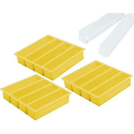 Eiswürfelform aus Silikon – 12 Fächer – Für Wasserflaschen – Maße: 15,2 x 2,2 x 2,2 cm – 1 Stück (1/5)