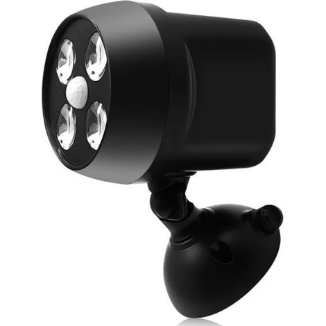 Lampe extérieure avec capteur de mouvement Imperméable à l'eau, Projecteur led avec capteur sans fil, Lumière extérieure de Sécurité (1/4)