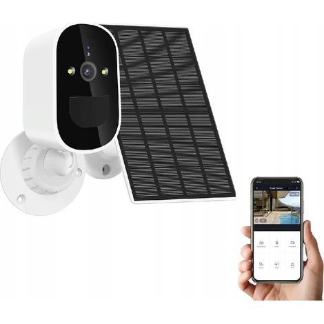TELECAMERA IP FULL HD USB WIFI ALIMENTATA A BATTERIA E A ENERGIA SOLARE