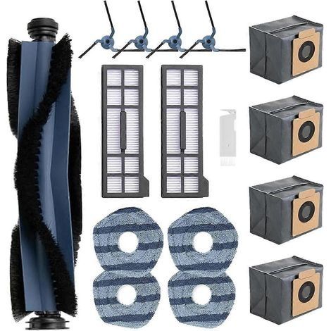 Pour aspirateur robot X10 Pro Omni, brosse latérale principale lavable et réutilisable, filtre HEPA, sac à poussière (1/5)