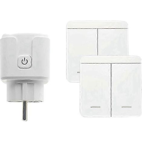 Capteur sans fil pour porte et fenêtre, interrupteur à contact magnétique, 220 V CA, 2500 W, compatible avec les hottes aspirantes et les systèmes de sécurité domestique (prise UE). WHBYV (1/4)