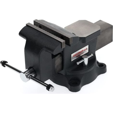 GEDORE Red Morsa da Banco, Morsa a Vite con Incudine, Morsa Girevole da Banco, Apertura Anteriore, Centrica, Forza di Serraggio 25 kN, R93800150 (1/5)