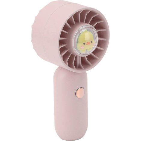 Tragbarer Mini-USB-Ventilator mit Kabel und 500-mAh-Akku, pink (1/5)