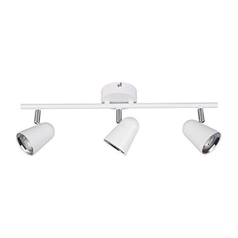Faretti Led da Interno Parete Soffitto su Barra 3 Spots Bianco Toulose GD Trio (1/4)