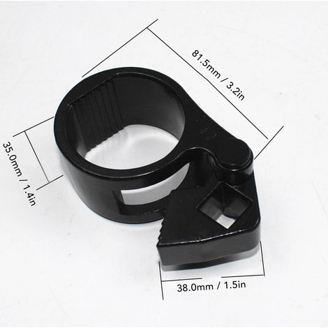 Clé à crémaillère de direction en acier au carbone noir, outil universel de dépose de biellettes de direction, haute résistance, extracteur de rotule (1/5)