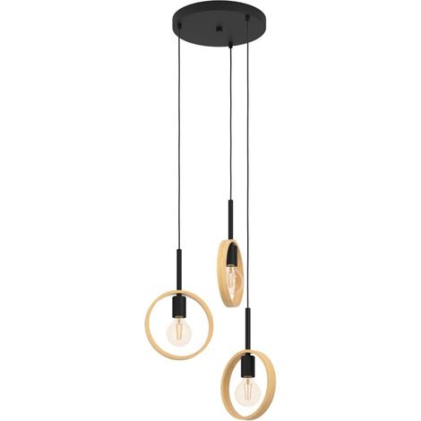 Lampe suspendue Vide Ipsden 3 lumières - 43551 (1/3)