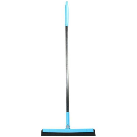 BUNTHAUS Balai Raclette Sol Caoutchouc Avec Manche, Balai Raclette de Sol Vitre Douche, Raclette Salle de Bain, Balai-Éponge lame remplaçable raclette,brosse d'essuie-glace Enlever Effectif L’eau,Chev