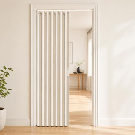 Rideau occultant magnétique 100 x 200 cm : séparateur de séparation magnétique pliable imperméable à l'eau Design en accordéon flexible Fermeture de porte magnétique pour salle de bain (1/5)