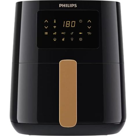 Philips HD9255/80 Schwarz -Kupfer DA, Heißluftfritteuse