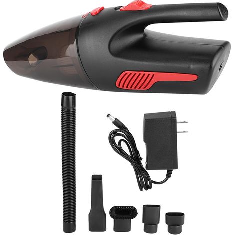 Aspirateur voiture sans fil 120W 4000Pa rechargeable, sec et humide, double usage, poussière aspirée, noir (1/5)