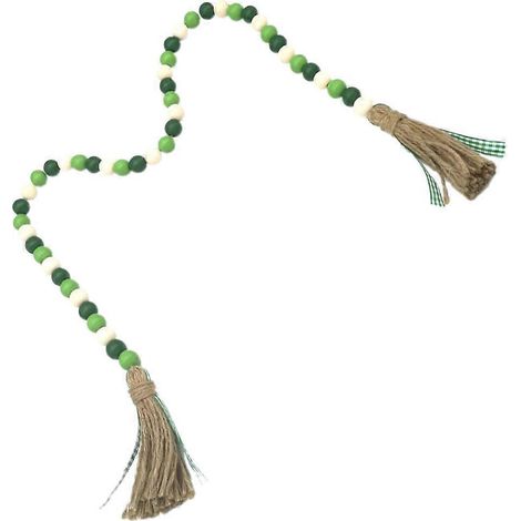 Guirlande de perles en bois irlandaises pour la création de bijoux, 5 pièces, couleurs assorties (1/5)