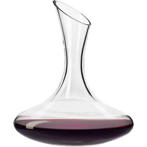 Krosno Carafe à Vin Verre en Cristal - Décanter - 1500 ml - Collection Avant-Garde - Cadeau Homme - Lavable au Lave-Vaisselle (1/5)