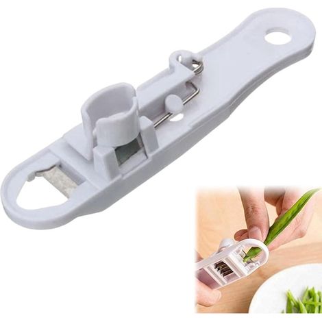 Bean cutter, vegetable cutter, bean peeler, kitchen helper for home and catering (1/5)