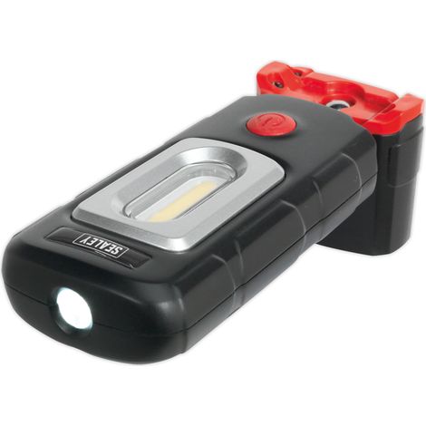 Sealey Rechargeable 360� Inspection Light 3W COB & 1W SMD LED - Black LED3601