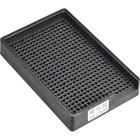 Plateau porte-vis antistatique ESD pour 459 trous, vis de 1 à 1,5 mm diamètre