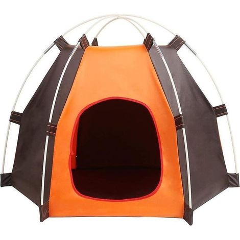 Tente portable pliable pour chien et chat, abri d'extérieur étanche pour animaux Wigwam (1/3)