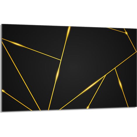 Glasschutzplatte für Herd 80x52 Schwarz (1/5)