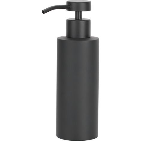 Distributeur de savon noir pour la cuisine, distributeur de savon manuel en acier inoxydable pour la salle de bain, articles ménagers (1/5)