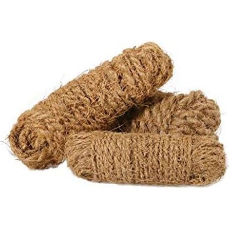 Fil de matériau naturel  15 mètres  Moyen  matériau naturel  Corde de matériau naturel  Ruban de matériau naturel tricoté  Corde décorative 