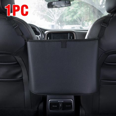 (S10801) Porte-sac à main de voiture, organisateur entre les sièges, combleur d'espace entre les sièges avant, étui de rangement pour accoudoir arrière, boîte de rangement pour dossier de siège en cui