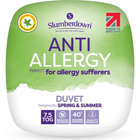 Slumberdown Anti Allergy Duvet, 7.5 Tog, Super King