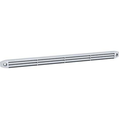 Kintech – Auvent standard 295x20mm blanc RAL9016 – Entraxe 276mm – Mortaise simple 250x15mm – Pour entrées d'air intérieures