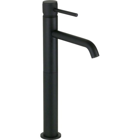 Mitigeur lavabo haut noir mat avec poignée luxe Gattoni BETA 2485/24NO | Noir mat (1/5)