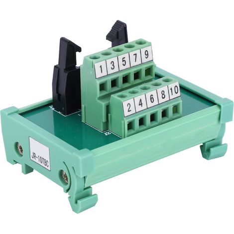 IDC-10P PLC Breakout Board Klemmenblock Signaladapter Moard PLC Adaptermodul (1/5)