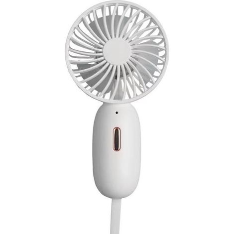 1 Mini-ventilateur, Moteur sans balais, 3 pales, 30dB, Batterie 500mAh, USB, Portable pour été (1/4)