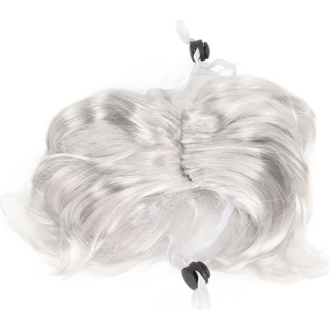 Perruque cosplay pour chien et chat, en fibre de nylon, couleurs vives, élastique ajustable, lavable, pour animaux de compagnie (chats). (1/5)