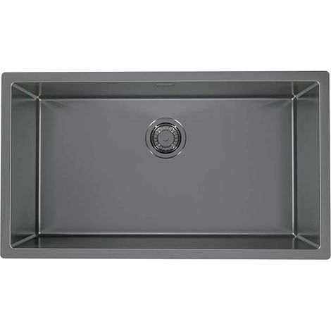 Alveus Quadrix Monarch - Fregadero, 79x45 cm, antracita 1122730