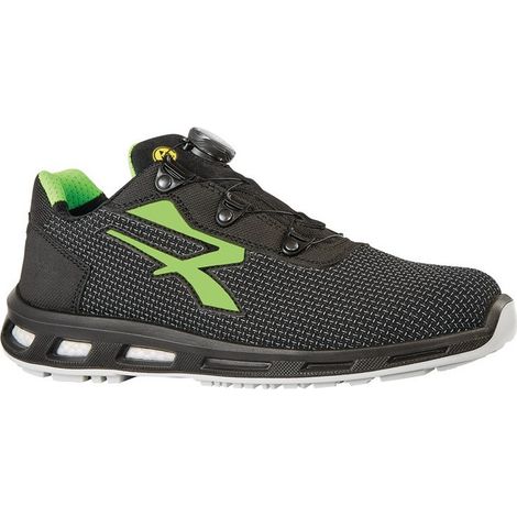 Zapato de seguridad RedLion MONSTER talla 40 negro / verde S3 SRC ESD EN20345