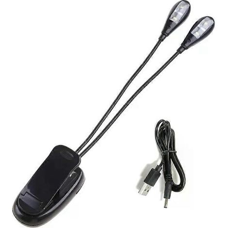 Lampe de lecture portable à pince pour livres et livres - Veilleuse LED à pince - JXLGV (1/5)