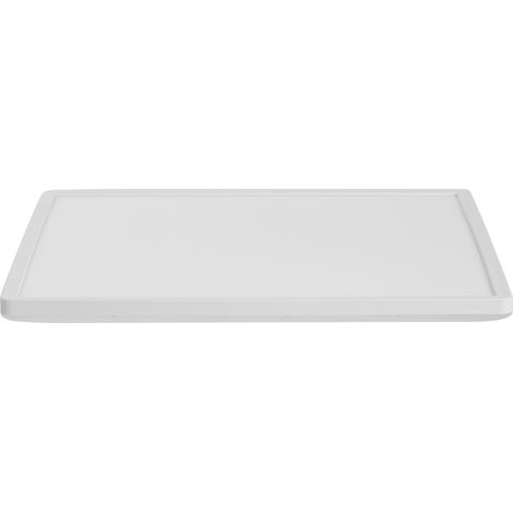 Lámpara LED cuadrada empotrada en el techo plafón con mando a distancia blanco Cereon (1/5)