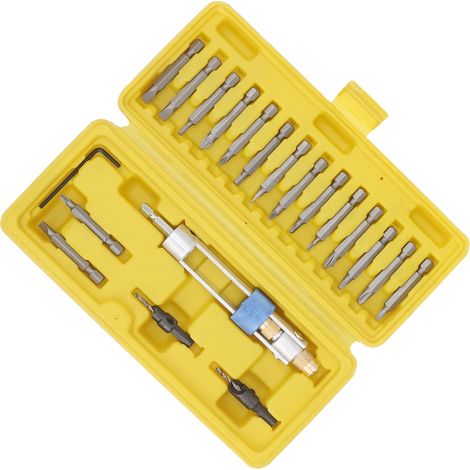 Kit Tournevis Acier Rapide Embouts Cruciformes/Plats Forets Fraisés Outillage Quincaillerie (1/5)