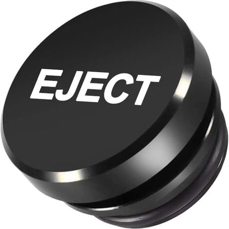 Cache-allume-cigare pour voiture, étanche à la poussière et à l'eau, universel pour la plupart des véhicules (voitures, bateaux, camping-cars) avec alimentation 12 volts - Noir - Éjection (1/5)