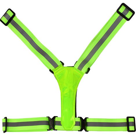 Gilet réfléchissant LED course, gilet lumineux jogging vélo, visibilité nuit (1/3)